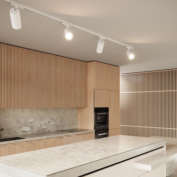 359148 PORT NT23 200 белый Светильник трековый однофазный двухжильный IP20 LED 15W 220V 4000К 1440Лм SELENE, изображение 3