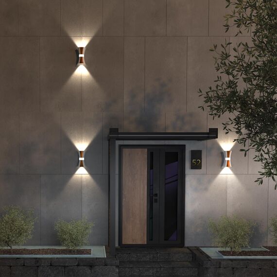 358937 STREET NT22 370 белый/золото Светильник ландшафтный светодиодный IP54 LED 4000К 12W 85-265V CALLE, изображение 3