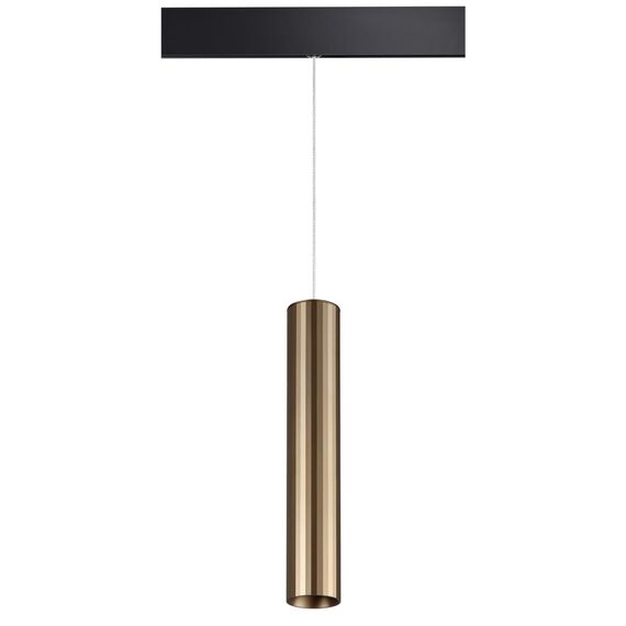 358990 SHINO NT22 161 бронза светлая/черный Трековый светильник для низковольного шинопровода, провод 0,8м IP20 LED 4000K 20W 48V FLUM