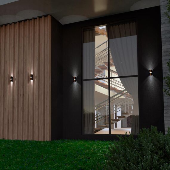 358936 STREET NT22 370 черный/золото Светильник ландшафтный светодиодный IP54 LED 4000К 12W 85-265V CALLE, изображение 3