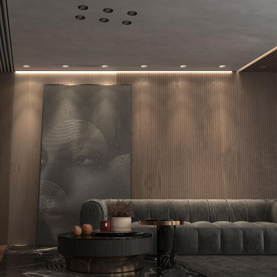 358910 SPOT NT22 442 белый Встраиваемый светодиодный светильник с переключателем цветовой температуры IP20 LED 3000К\4000К\6000К 18W 220V LANG, изображение 3