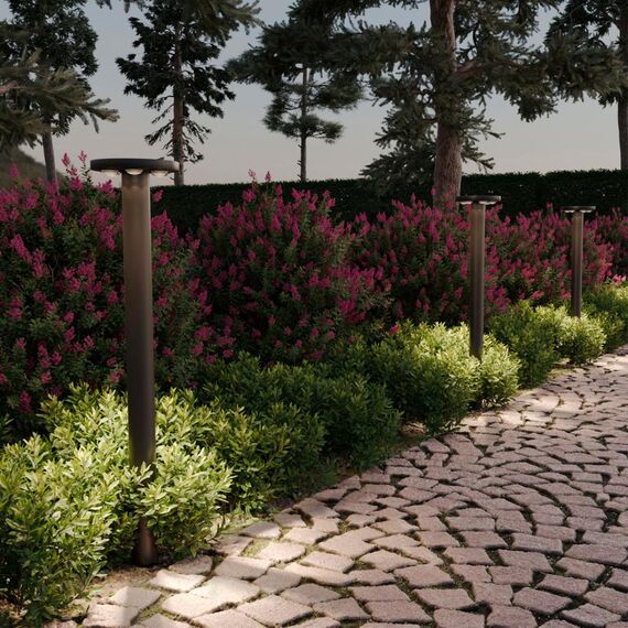 359283 STREET NT24 000 черный Светильник ландшафтный IP65 LED 4000K 12W 185-265V ECHO, изображение 2