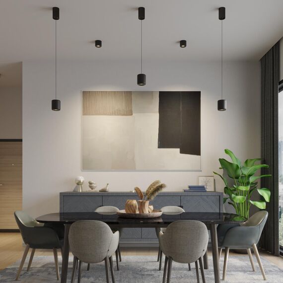 359440 OVER NT24 320 черный Светильник накладной влагозащищённый IP44 LED 10W 220-240V 3000K 650Лм LISSE, изображение 3