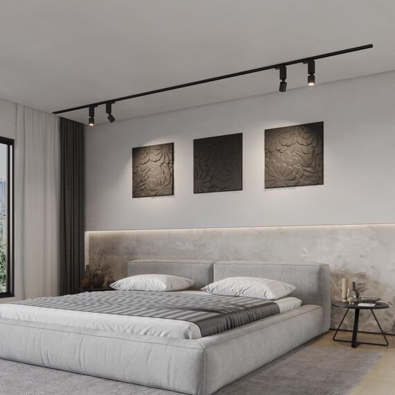 359319 PORT NT24 210 черный Светильник трековый однофазный трехжильный IP20 LED 5W 85-265V 3000K 600Лм TUBO, изображение 3