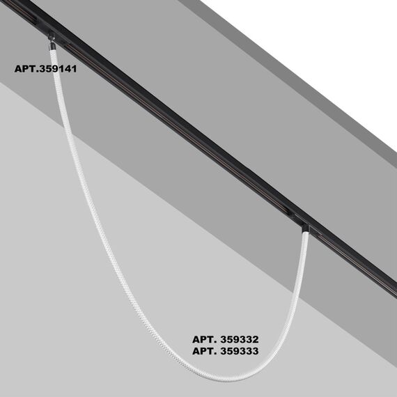 359333 KONST NT24 142 черный Светильник трековый для низковольтного шинопровода FLUM IP20 LED 14W 4000K 48V 1360Лм RAMO, изображение 3