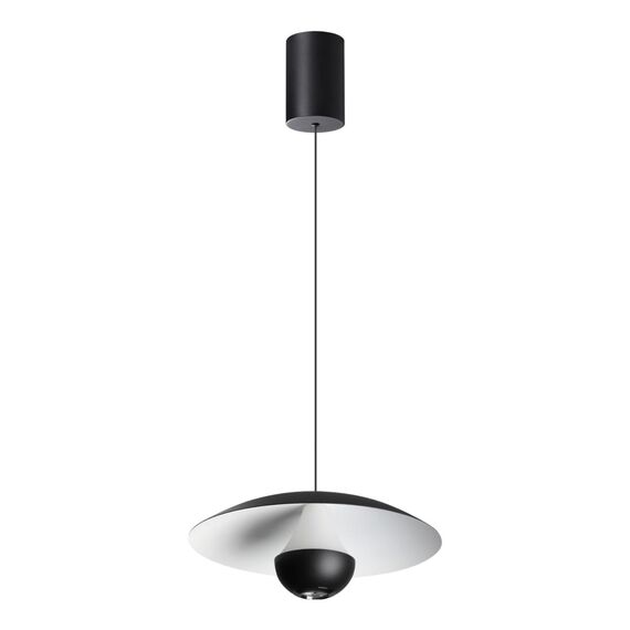 359336 OVER NT24 324 черный Светильник подвесной с механизмом регулировки высоты, провод 2м IP20 LED 4W вниз/3W вверх 760Лм 3000K 170-265V IMAN, изображение 4