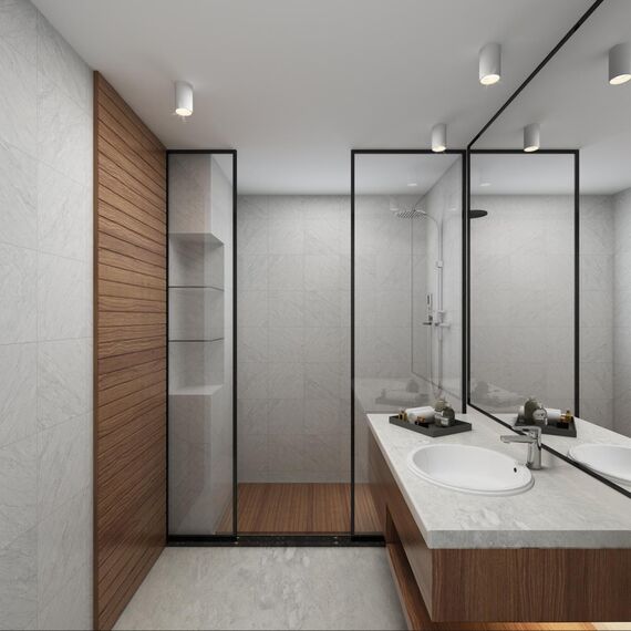 359416 OVER NT24 376 белый Светильник накладной влагозащищённый IP54 LED 10W 170-265V 3000К 830Лм RECTE, изображение 3