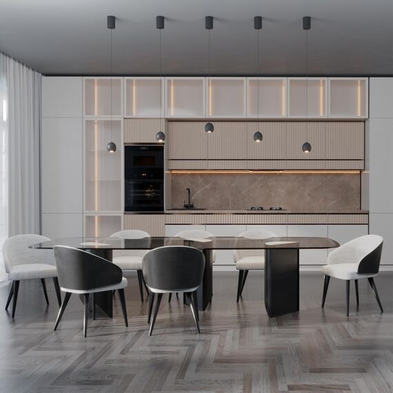 359342 OVER NT24 322 черный Светильник подвесной с механизмом регулировки высоты, провод 2м IP20 LED 7W 3000K 760Лм 170-265V SFERO, изображение 3