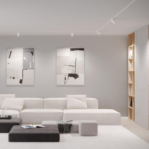 359493 SHINO NT24 138 белый Трековый низковольт. св-к диммир. со сменой цв.температуры, пульт ДУ/Tuya Smart Life IP20 LED 12W 48V 3000-6500K FLUM, изображение 3