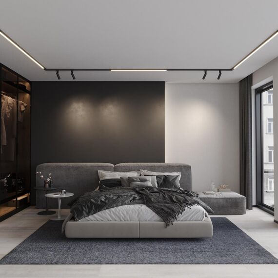 359370 KONST NT24 034 черный Светильник диммир. со сменой цв. температ. (управл. - пульт ДУ или прилож. Smart Life) IP20 LED 16W 48V 3000-6000К GLAT, изображение 3