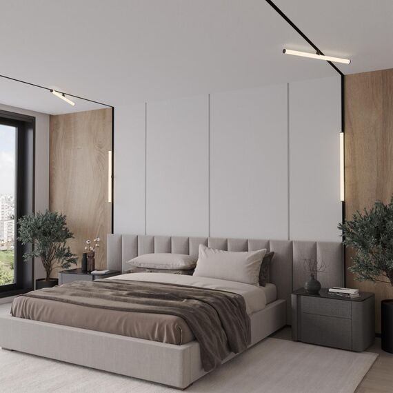 359448 SHINO NT24 132 черный Трековый низковольт. св-к диммир. со сменой цв.температуры, пульт ДУ/Tuya Smart Life IP20 LED 12W 48V 3000-6000K FLUM, изображение 3