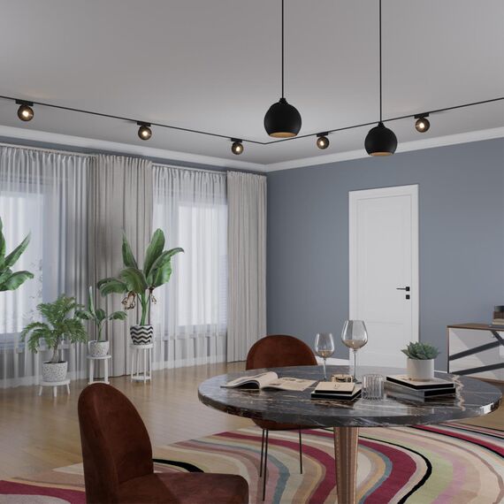 359266 SHINO NT23 191 черный Трековый светильник для низковольтного шинопровода IP20 LED 12W 48V 960Лм 3000К SMAL, изображение 3