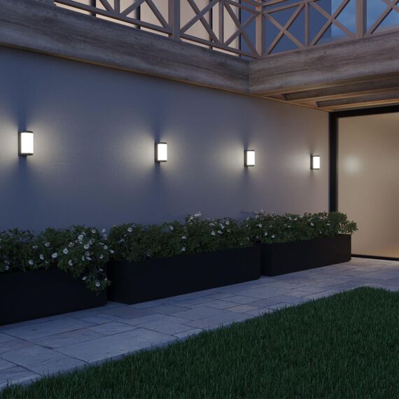 359300 STREET NT24 000 черный Светильник ландшафтный настенный IP65 LED 6W 4000K 180-265V OPAL, изображение 3