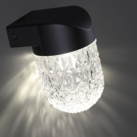 359295 STREET NT24 000 черный Светильник ландшафтный настенный IP65 LED 7W 4000K 175-265V ESTIMA, изображение 3