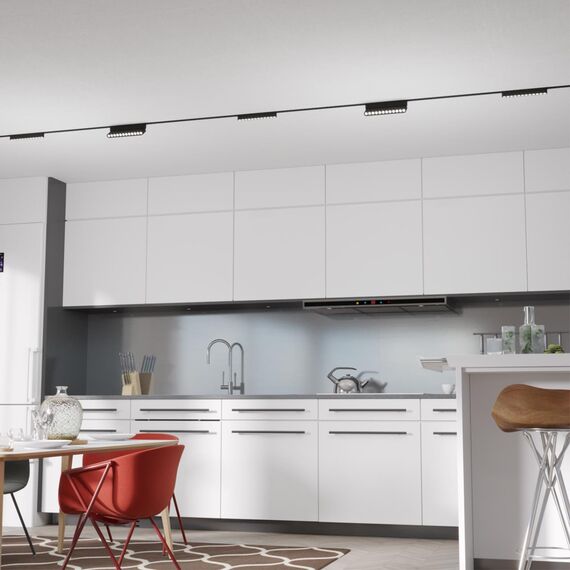 359242 SHINO NT23 179 черный Трековый светильник для низковольтного шинопровода IP20 LED 12W 48V 1140Лм 3000К SMAL, изображение 3