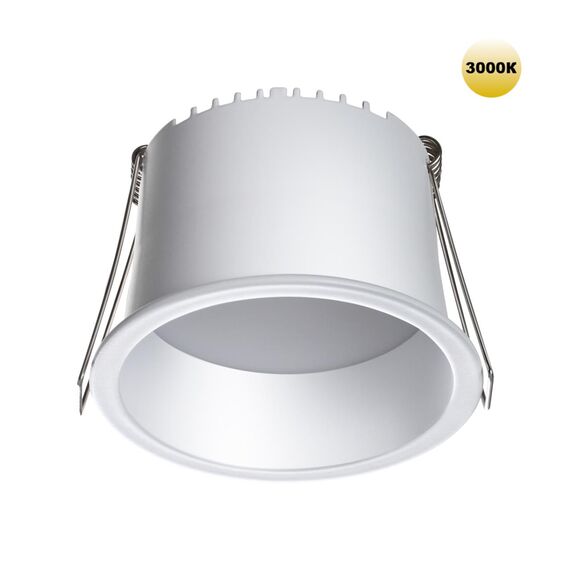 359234 SPOT NT23 472 белый Светильник встраиваемый светодиодный IP20 LED 9W 220V 540Лм 3000К TRAN