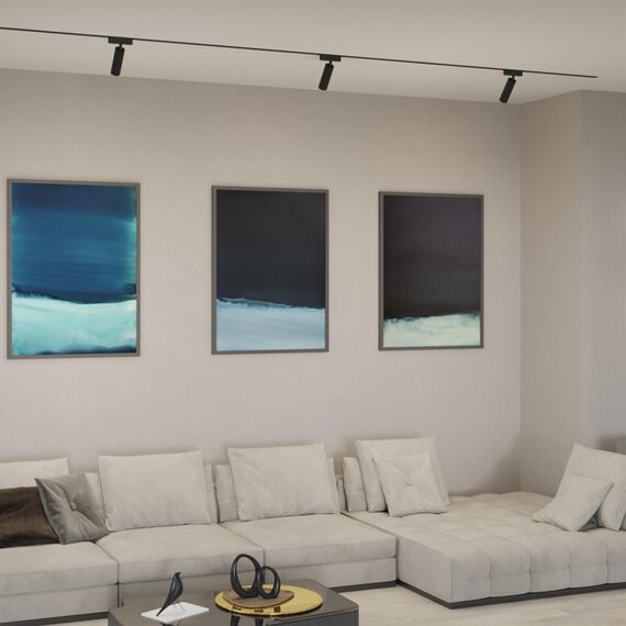 359256 SHINO NT23 184 черный Трековый светильник для низковольтного шинопровода IP20 LED 15W 48V 1275Лм 3000К SMAL, изображение 3