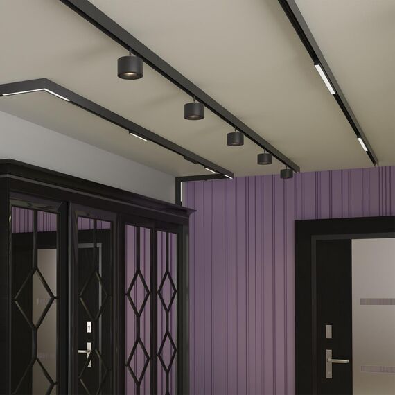 359199 SHINO NT23 162 черный Трековый светильник для низков. шинопровода IP20 LED 3000К 12W 48V 900Лм FLUM, изображение 3