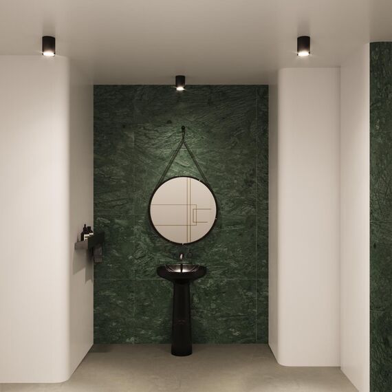 359422 OVER NT24 376 черный Светильник накладной влагозащищённый IP54 LED 15W 170-265V 3000К 1350Лм RECTE, изображение 3