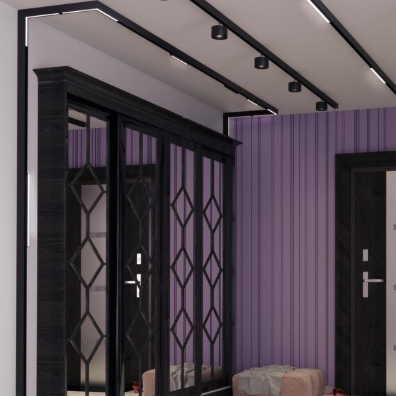 359502 SHINO NT24 137 черный Трековый низковольт. св-к диммир. со сменой цв.температуры, пульт ДУ/Tuya Smart Life IP20 LED 24W 48V 3000-6500K FLUM, изображение 3