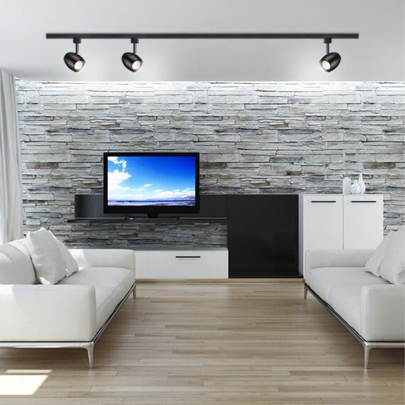 370547 PORT NT19 251 черный Светильник трековый однофазный трехжильный IP20 GU10 50W 230V VETERUM, изображение 4