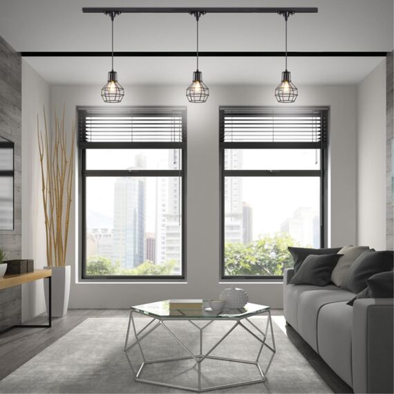 370423 PORT NT19 252 черный Светильник трековый однофазный трехжильный IP20 E27 50W 220V ZELLE, изображение 3