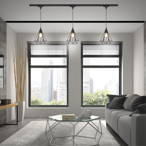 370421 PORT NT19 252 черный Светильник трековый однофазный трехжильный IP20 E27 50W 220V ZELLE, изображение 3