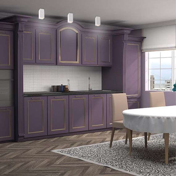 370464 OVER NT19 552 белый Накладной светильник IP20 GU10 50W 220V YESO, изображение 3