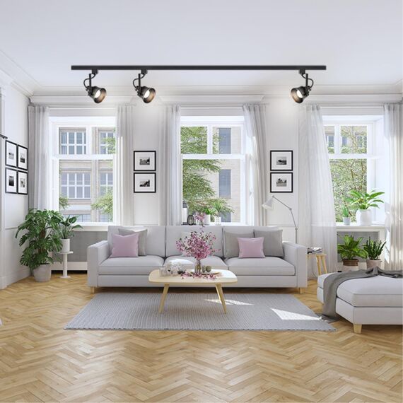 370548 PORT NT19 251 черный Светильник трековый однофазный трехжильный IP20 GU10 50W 230V VETERUM, изображение 4