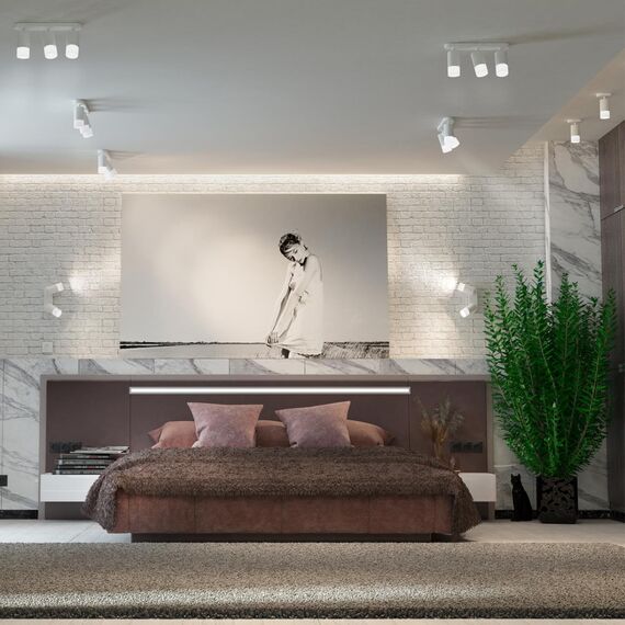 370738 OVER NT21 420 белый Светильник накладной IP20 GU10 9W 235V FLAX, изображение 3