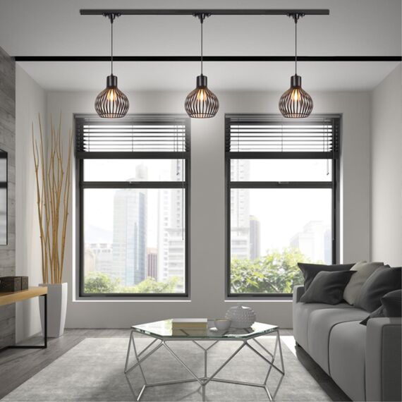 370425 PORT NT19 252 черный Светильник трековый однофазный трехжильный IP20 E27 50W 220V ZELLE, изображение 3