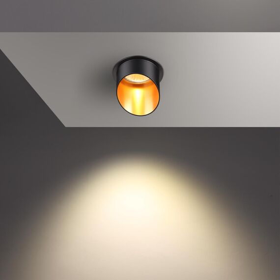 370435 SPOT NT19 515 черный Встраиваемый светильник IP20 GU10 50W 220V BUTT, изображение 3