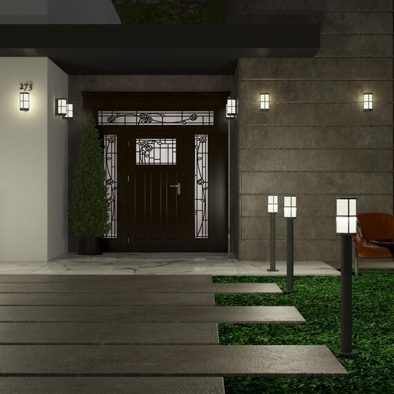 370775 STREET NT21 358  Светильник ландшафтный настенный IP54 E27 18W 220-240V ZEBRA, изображение 3