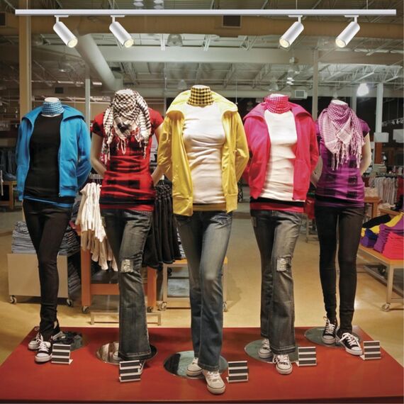 370415 PORT NT19 244 белый Светильник трековый однофазный трехжильный IP20 GU10 50W 220V PIPE, изображение 3