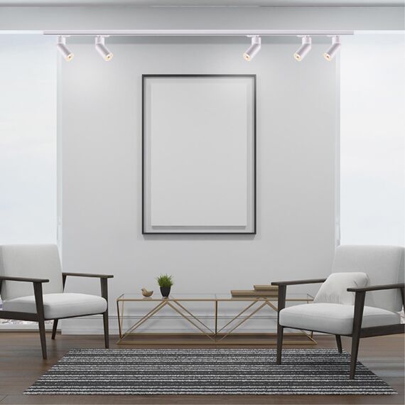 370594 PORT NT19 247 матовый белый Светильник трековый однофазный трехжильный IP20 GU10 50W 220-240V ELITE, изображение 3