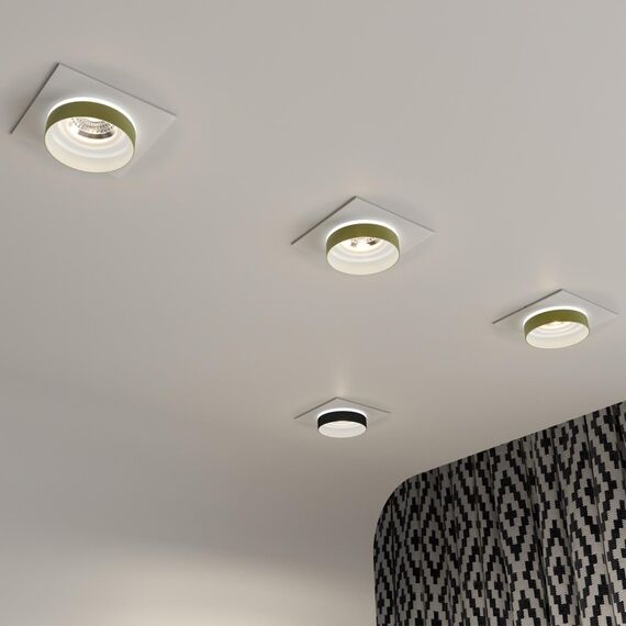 370787 SPOT NT21 528 белый/золото Светильник встраиваемый влагозащищенный GU10 9W 220V WATER, изображение 3