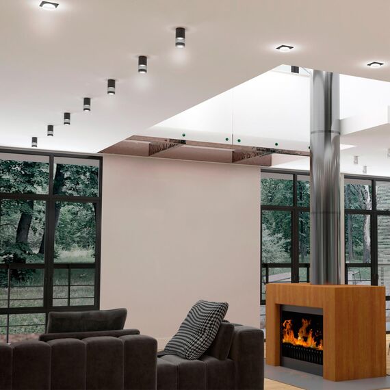 370729 OVER NT21 422 черный Светильник накладной IP20 GU10 9W 235V ELINA, изображение 3