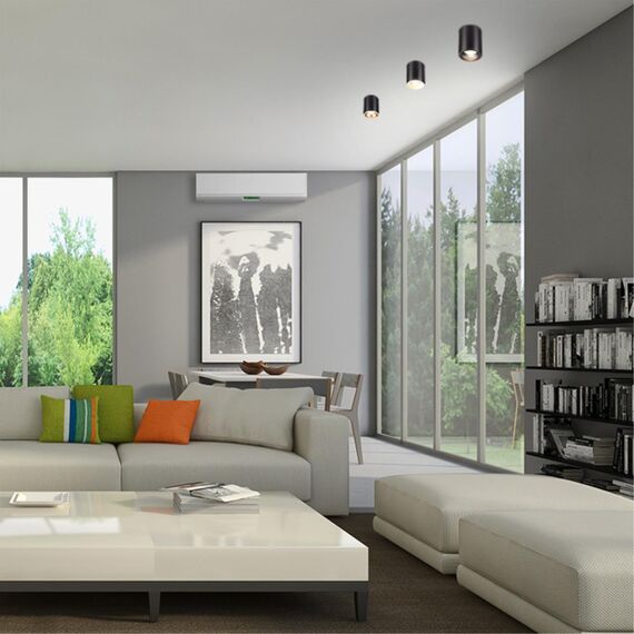 370533 KONST NT19 175 черный Накладной светильник IP20 GU10 220V UNITE, изображение 3