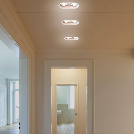 370564 SPOT NT19 516 белый Встраиваемый светильник IP20 GU10 2*50W 220-240V CLOUD, изображение 3