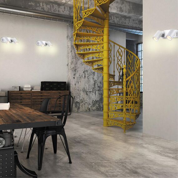 370651 OVER NT19 430 белый Светильник накладной IP20 GU10 2*50W 220V GUSTO, изображение 3