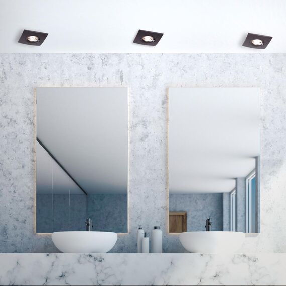 370796 SPOT NT21 530 черный Светильник встраиваемый влагозащищенный IP44 GU10 50W 220V WATER, изображение 3