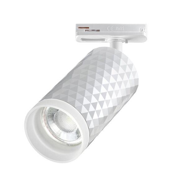 370848 PORT NT22 094 белый Светильник трековый однофазный двухжильный IP20 GU10 9W 220V BRILL, изображение 3