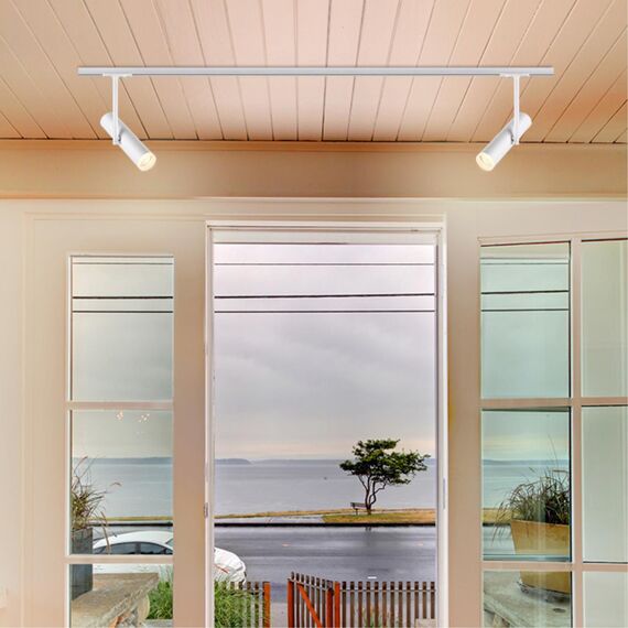 370574 PORT NT19 241 белый Светильник трековый однофазный трехжильный IP20 GU10 50W 220V BATRA, изображение 3