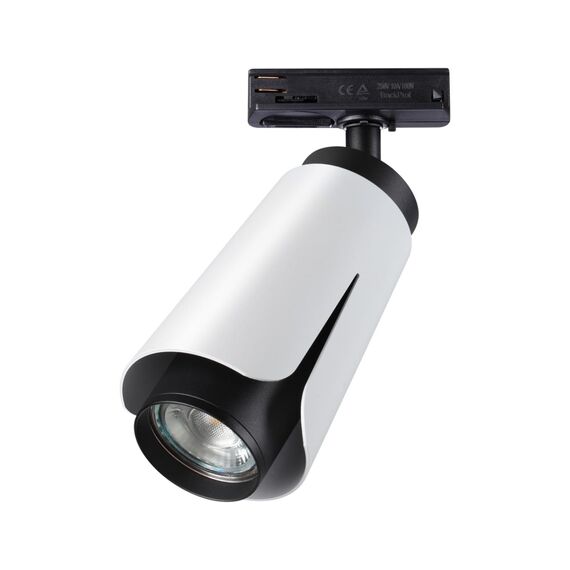 370837 PORT NT22 127 белый Светильник трековый однофазный трехжильный IP20 GU10 9W 220V TULIP, изображение 4