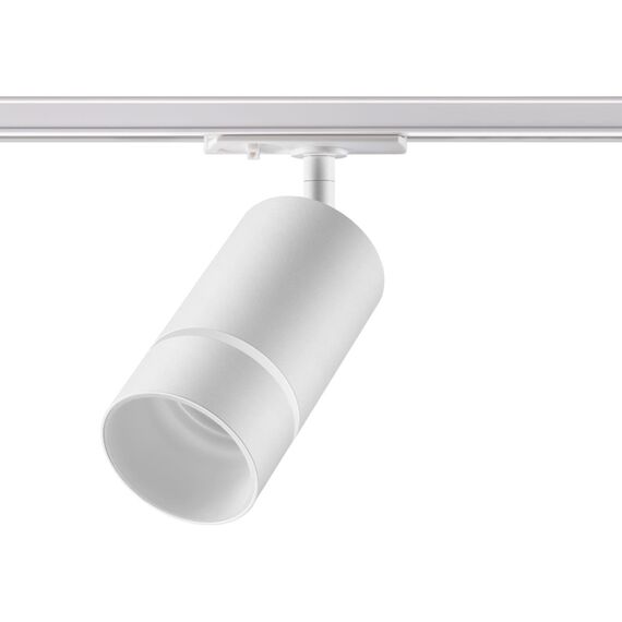 370778 PORT NT21 250 белый Светильник трековый однофазный трехжильный IP20 GU10 9W 235V ELINA
