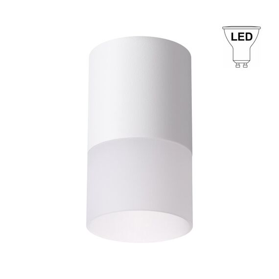 370677 OVER NT19 422 белый Светильник накладной IP20 GU10 9W 220-240V ELINA