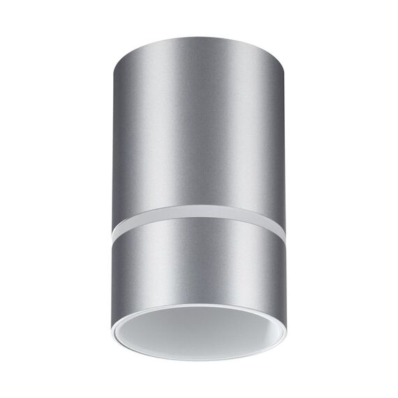 370733 OVER NT21 256 серебро Светильник накладной IP20 GU10 9W 235V ELINA