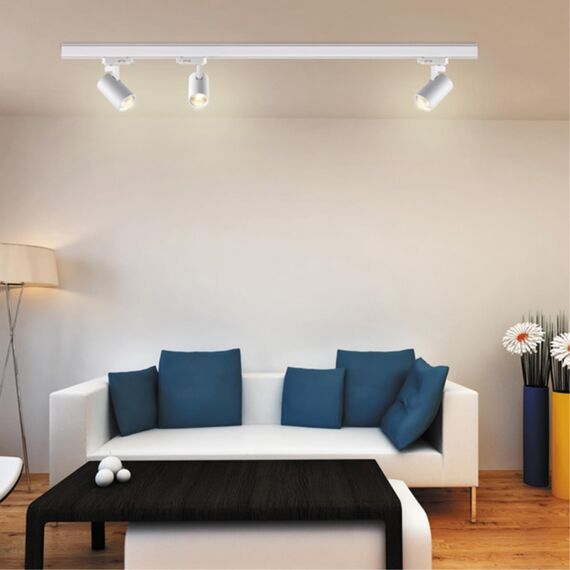 370648 PORT NT19 273 белый Светильник трёхфазный трековый IP20 GU10 50W 220V GUSTO, изображение 3