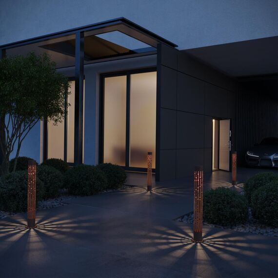 359539 STREET NT25 000 коричневый Светильник ландшафтный настенный IP65 LED 2*5W 3000К 100-240V NETZ, изображение 3