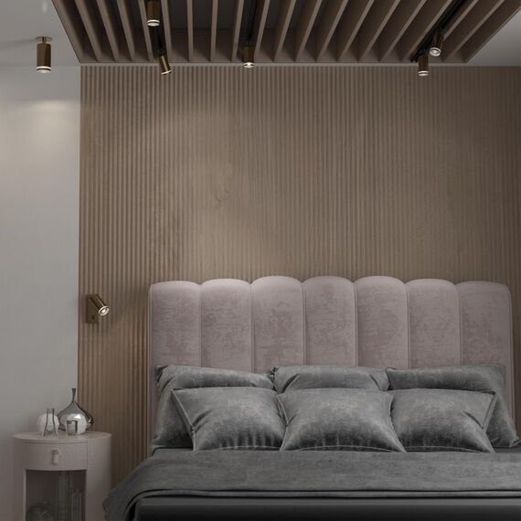 370894 OVER NT22 412 матовое золото Светильник накладной настенный IP20 GU10 9W 220V ULAR, изображение 3